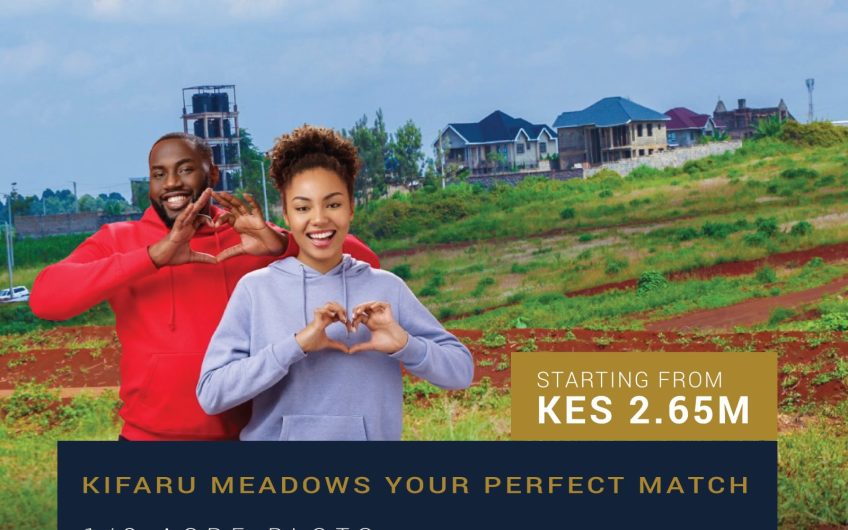 Prime 1/8acre Plots in Ruiru – Mugutha Road